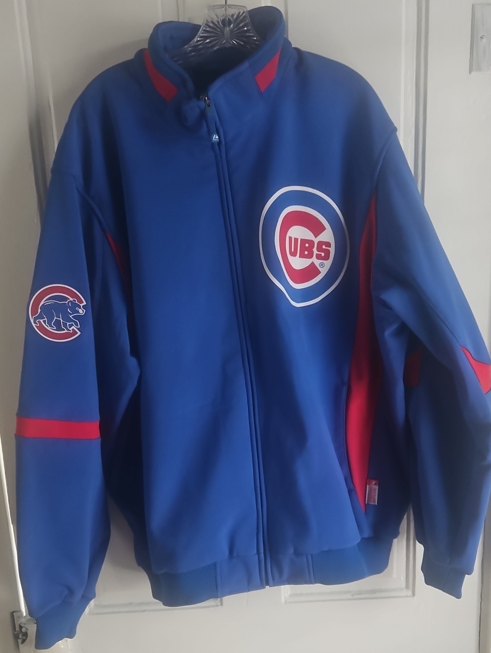 Majestic Kids Royal Blue & Red Chicago Cubs Full-Zip Jacket